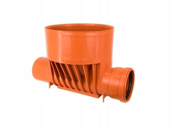 Kaczmarek kanalizační kineta 315 x 160 mm průchozí pro vroubkovanou trubku