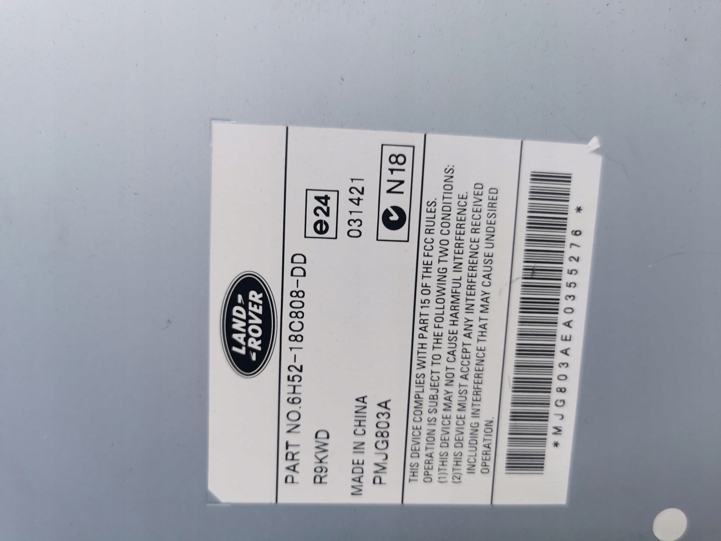 AMPLIFICATORE JAGUAR XF e X250 6H52-18C808-DD 07-15