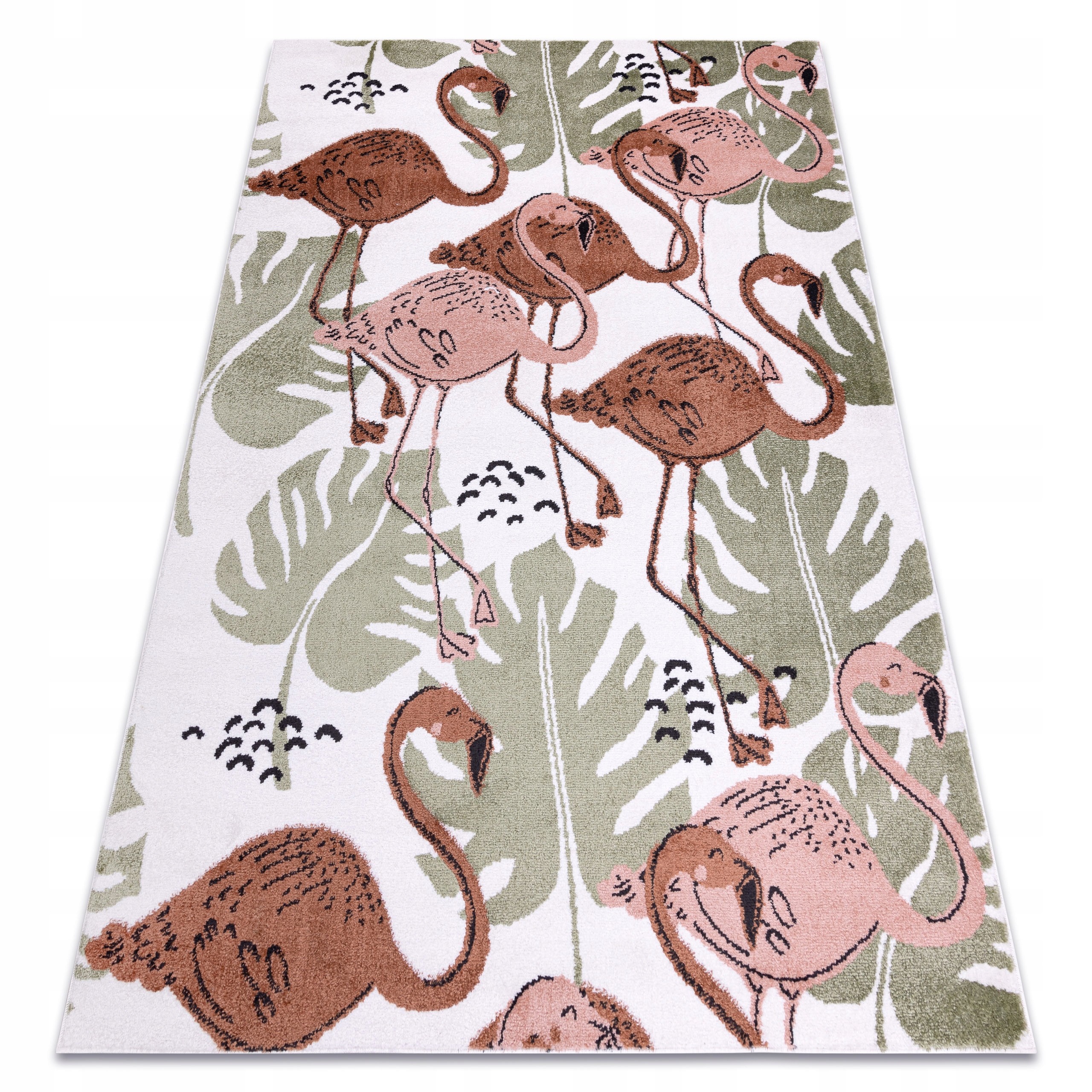 

Dywan Dziecięcy Fun 120x170 cm Flamingi krem #O599