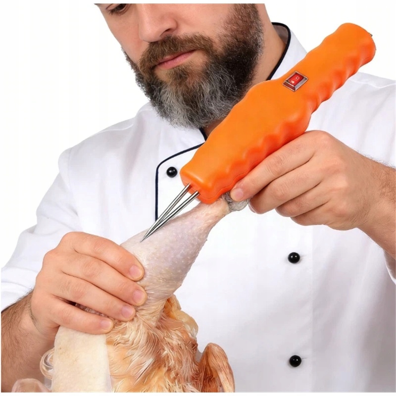 Levně Elektrická škrabka na drůbeží peří – Kuře, kachna, husa