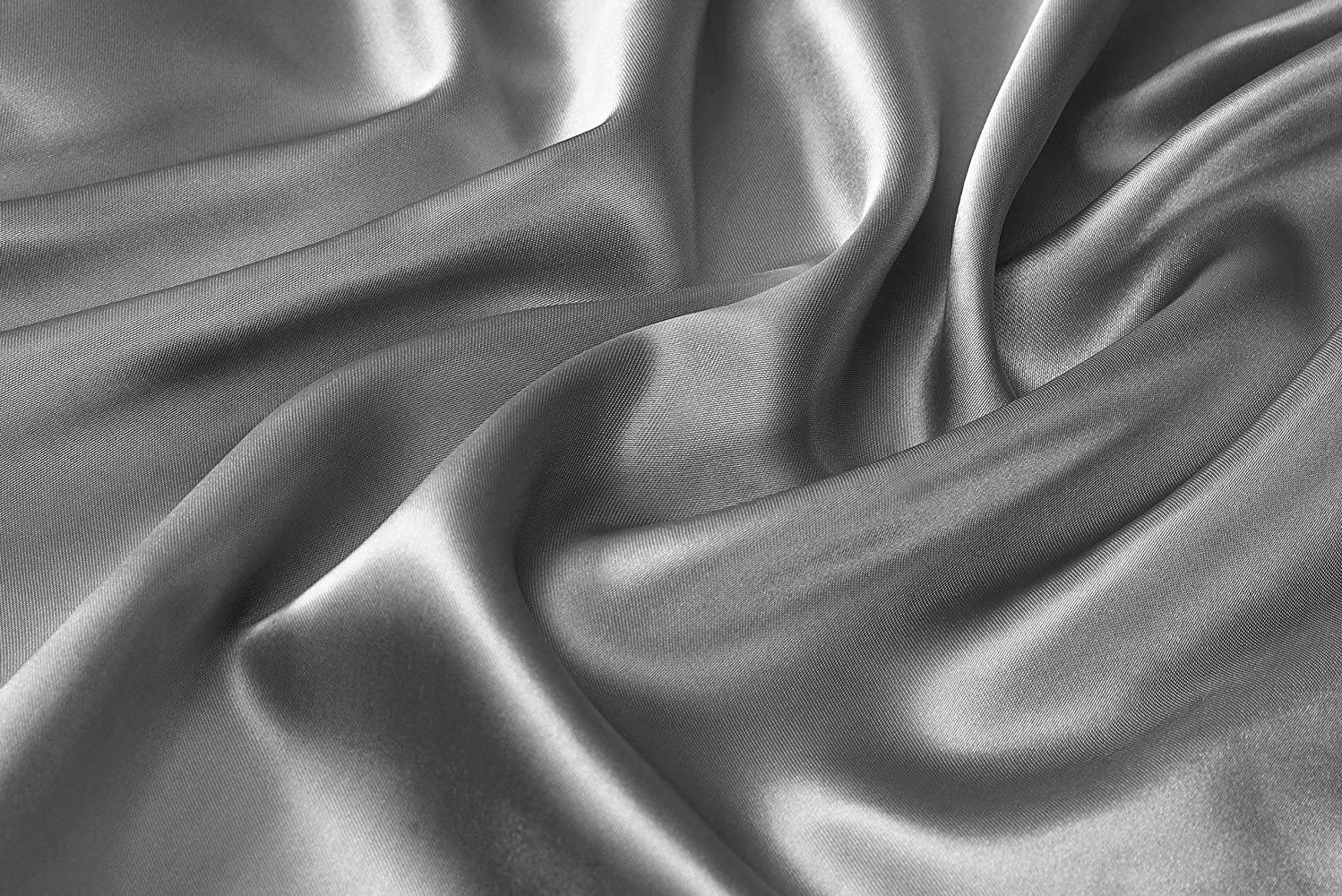 Hodvábne prestieradlo 175x275 Posteľná Bielizeň Hodvábna Dark Grey Tmavošedá