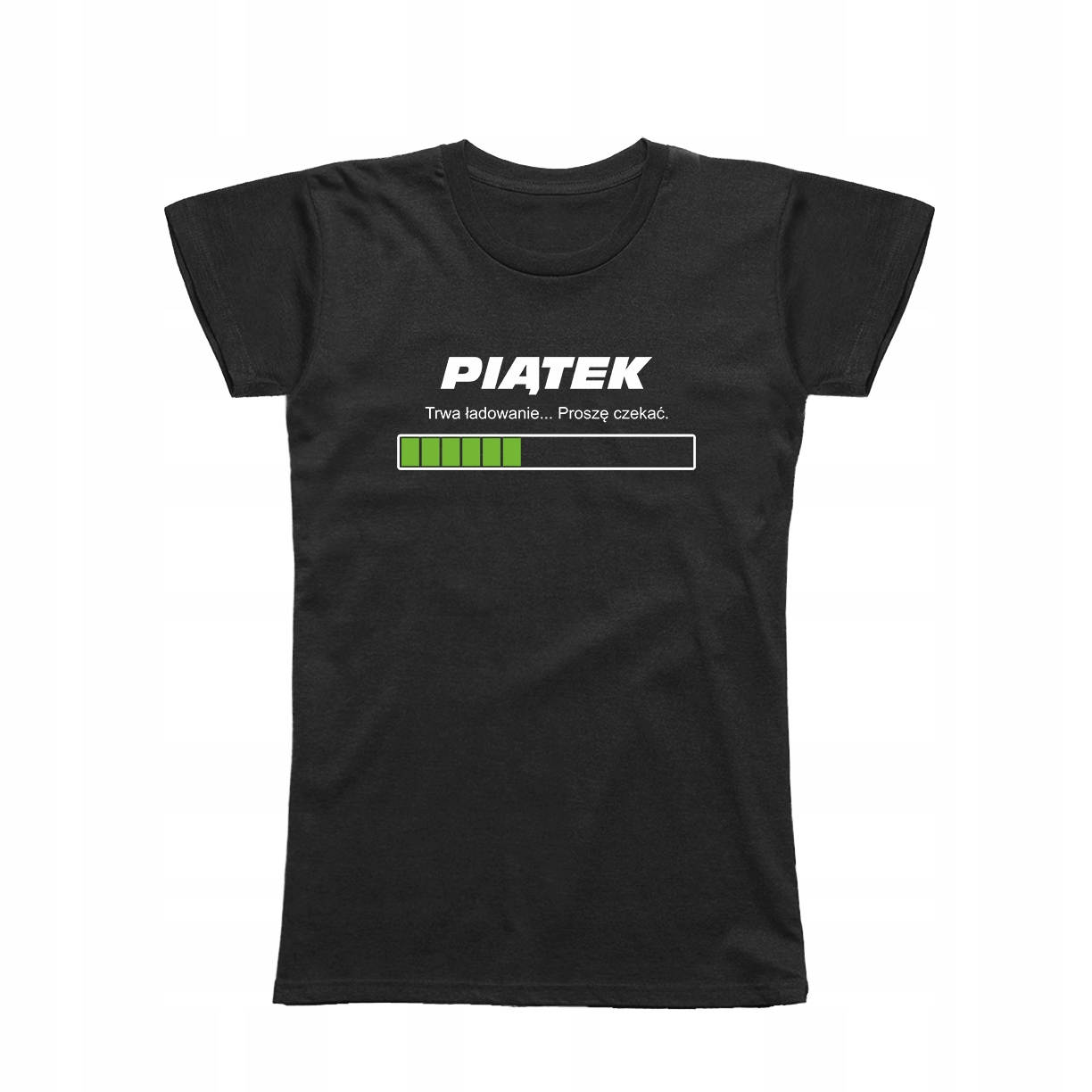 

S - Koszulka T-shirt Piątek Śmieszna Ładowanie