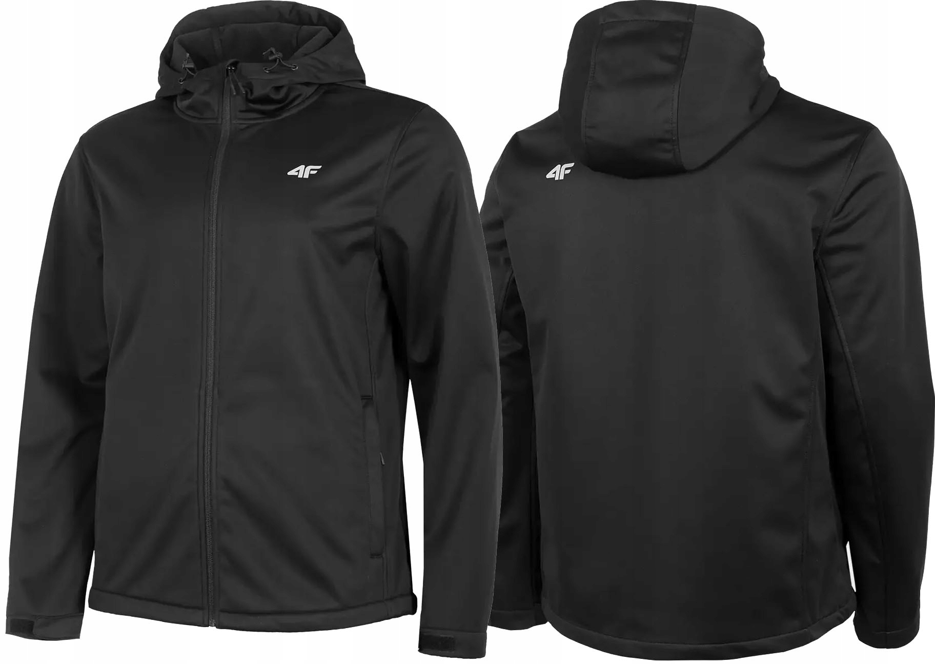 

Kurtka Męska 4F Z Kapturem Czarna Softshell R.xxl