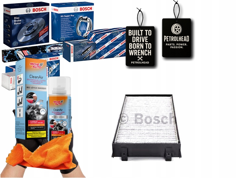 Kabinový Filtr Bmw X5 X6 08- S Aktivním Uhlím Sada. #Petrolhead Pro+ Kit9