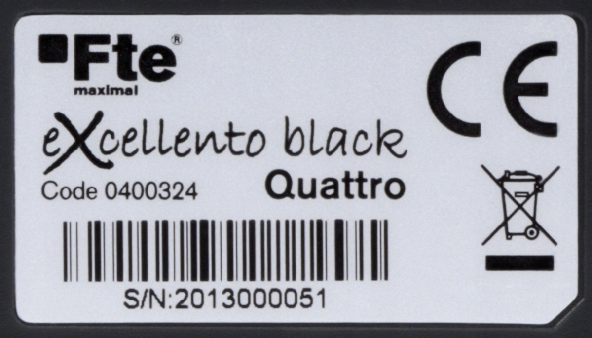 Konwerter satelitarny QUATRO Fte eXcellento Black Marka inna