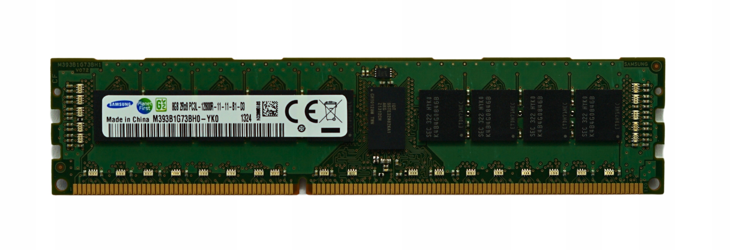DDR3L Samsung M393B1G73BH0-YK0 8GB 2Rx8 PC3L 12800R-11-11-B1-D3