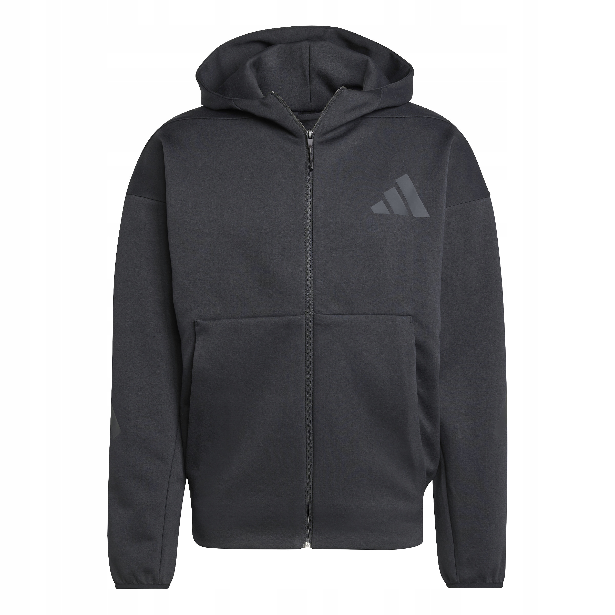 Mikina na zip černá s kapucí adidas Zne Full-Zip JE7538 velikost XXL
