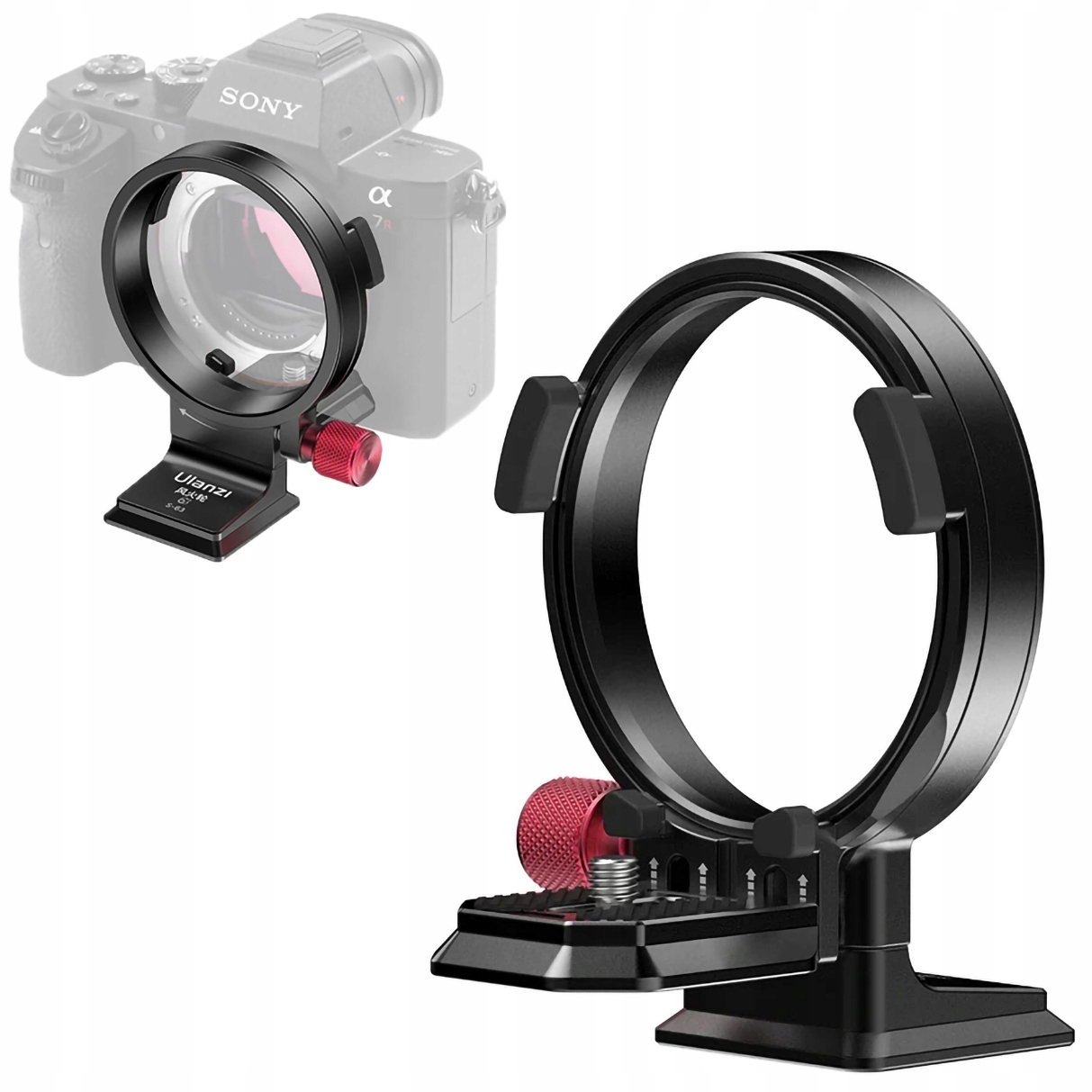 Otočný stativový adaptér na objektiv Ulanzi S-63 ArcaSwiss pro Sony Alpha