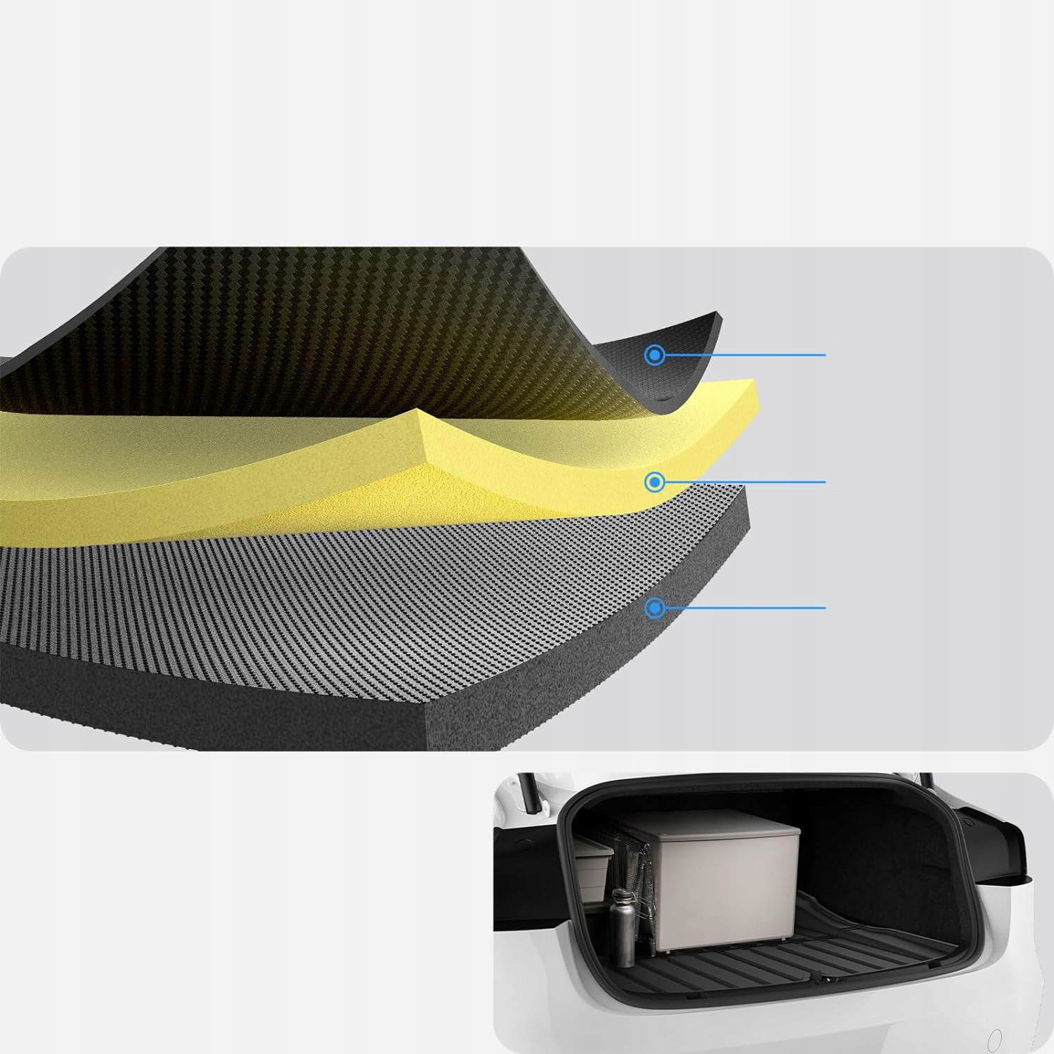 Duża mata do bagażnika tylnego do Tesla Model 3 Highland, Spigen Car Mat EAN (GTIN) 8809896748865