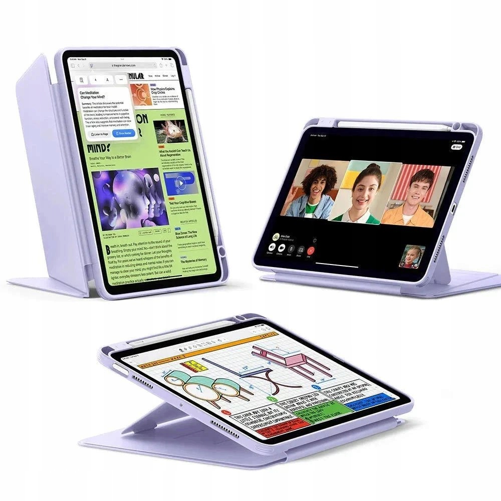 Esr puzdro Flip Magnetic Case pre iPad Air M1/M2/M3 Light Purple…