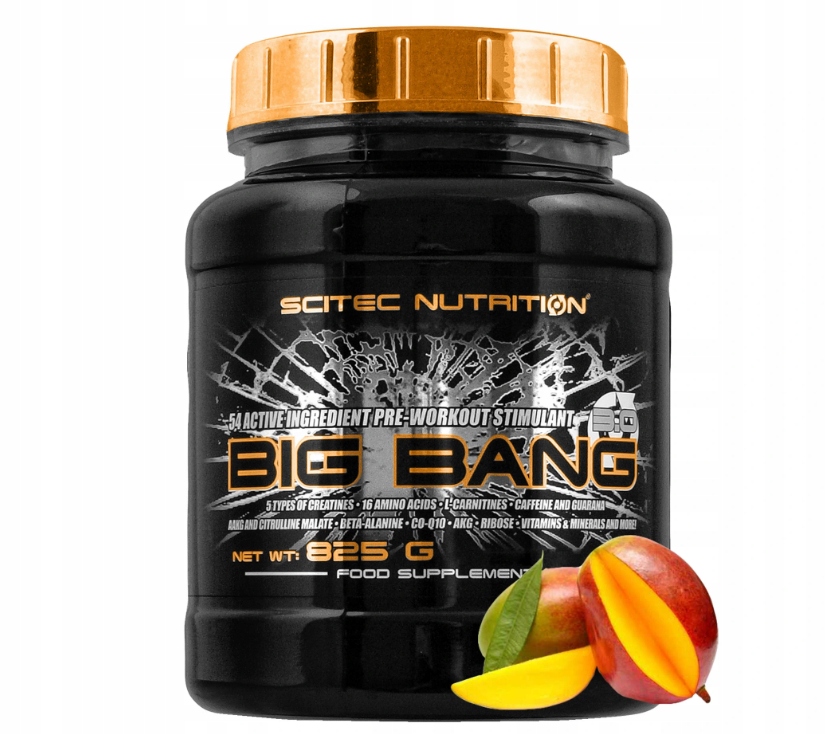 Scitec Big Bang 3.0 825 g Až 53 složek! Mango