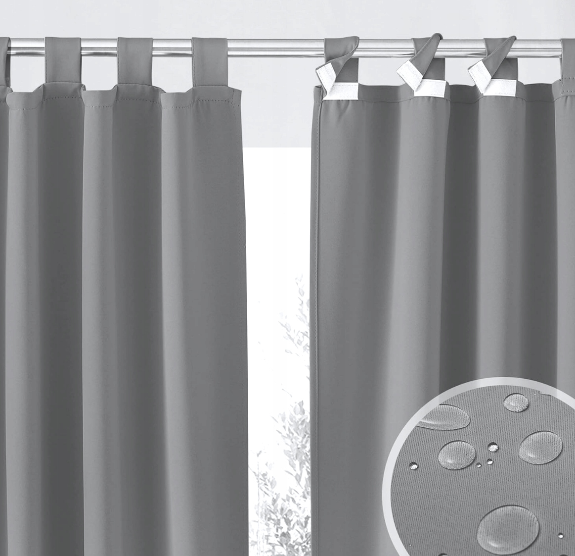 ZASŁONY OGRODOWE WODOODPORNE ZASŁONA NA SZELKI NA RZEP NA TARAS ZEWNĄTRZ Producent inna