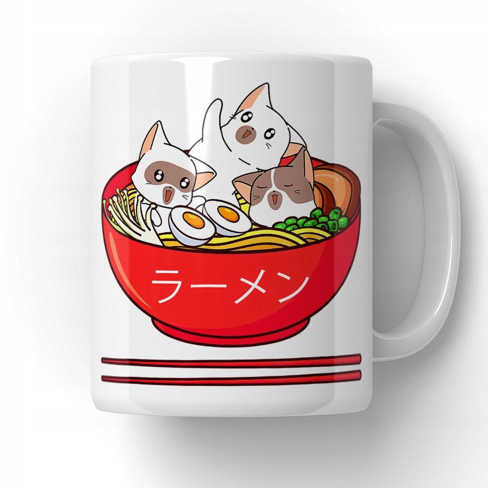 

Kubek Ramen I Koty Kawaii