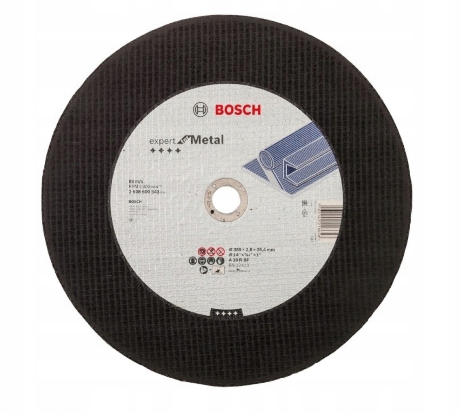

Bosch Tarcza Korundowa Do Metalu 355 x 25,4 10szt.