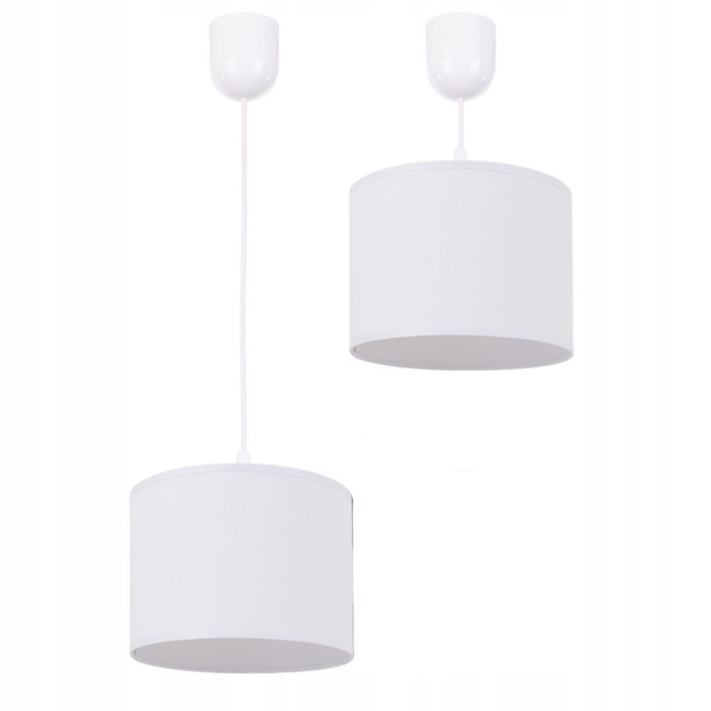 

Lampa Sufitowa Wisząca Zwis Walec Abażur
