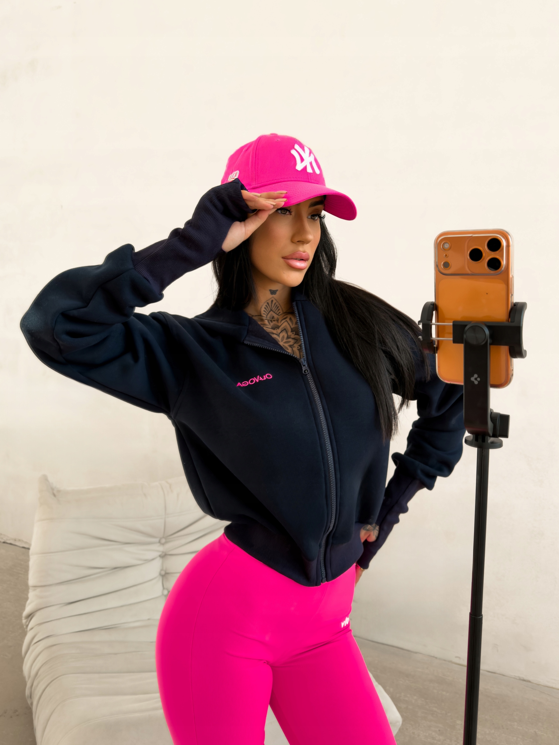 Mikina Lumink Olavoga Tmavě Modrá S