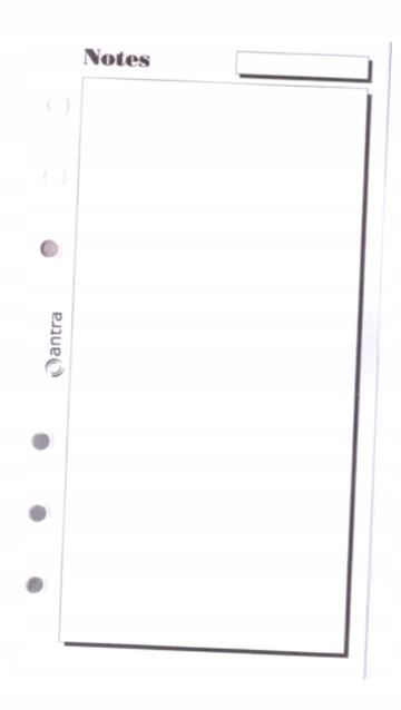 WKŁAD DO ORGANIZERA ST NOTES ANTRA