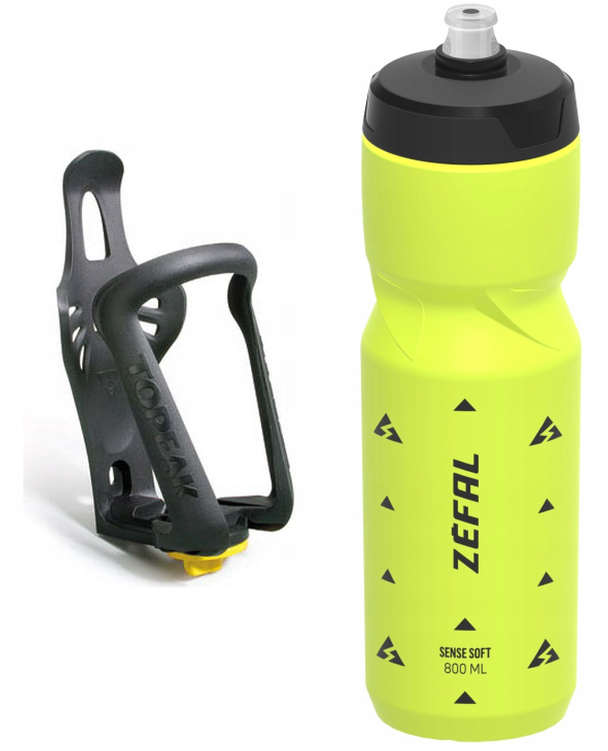 Bidon ZEFAL 0,85+Koszyk Regulowany TOPEAK Modula