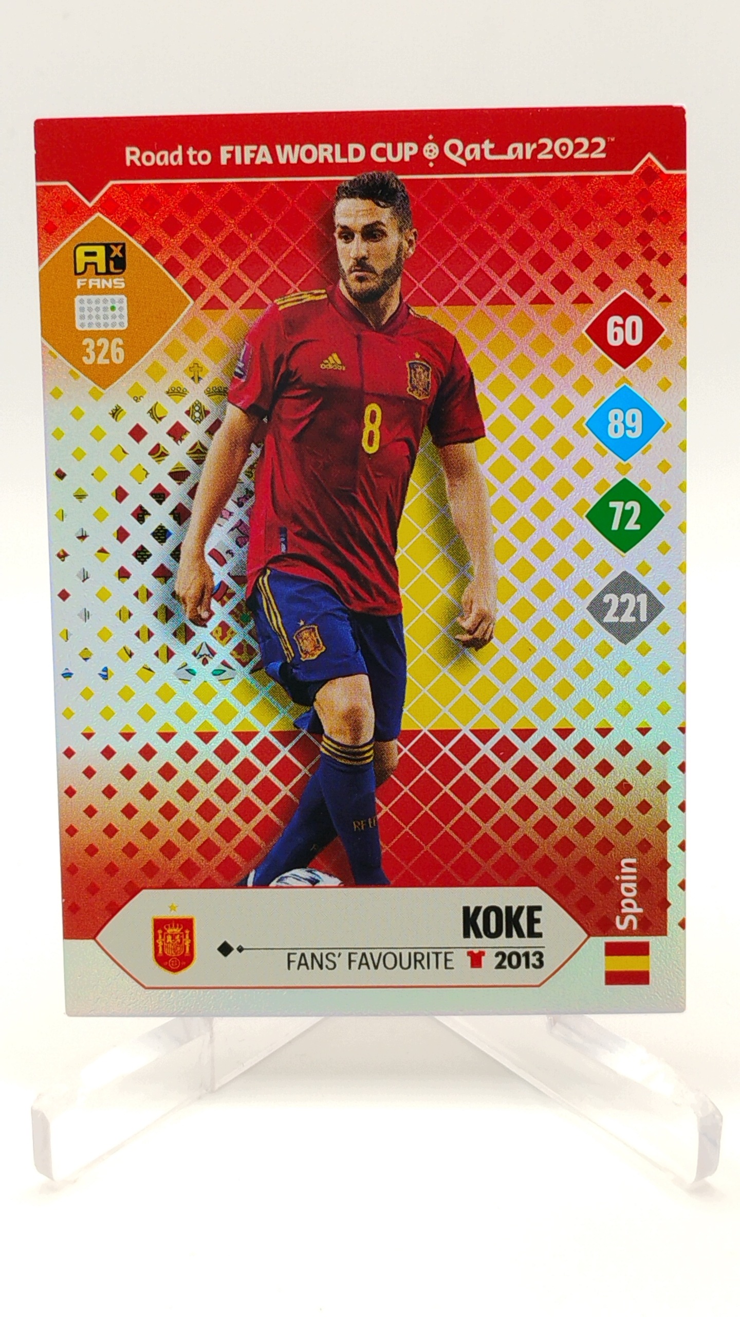 Panini Road To World Cup 2022 Qatar Fans’ Favourite 326 Koke Hiszpania
