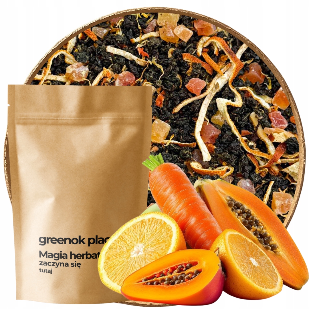 Levně Čaj oolong Mrkvové Sušenky 1000 g listová papája mrkev ulung