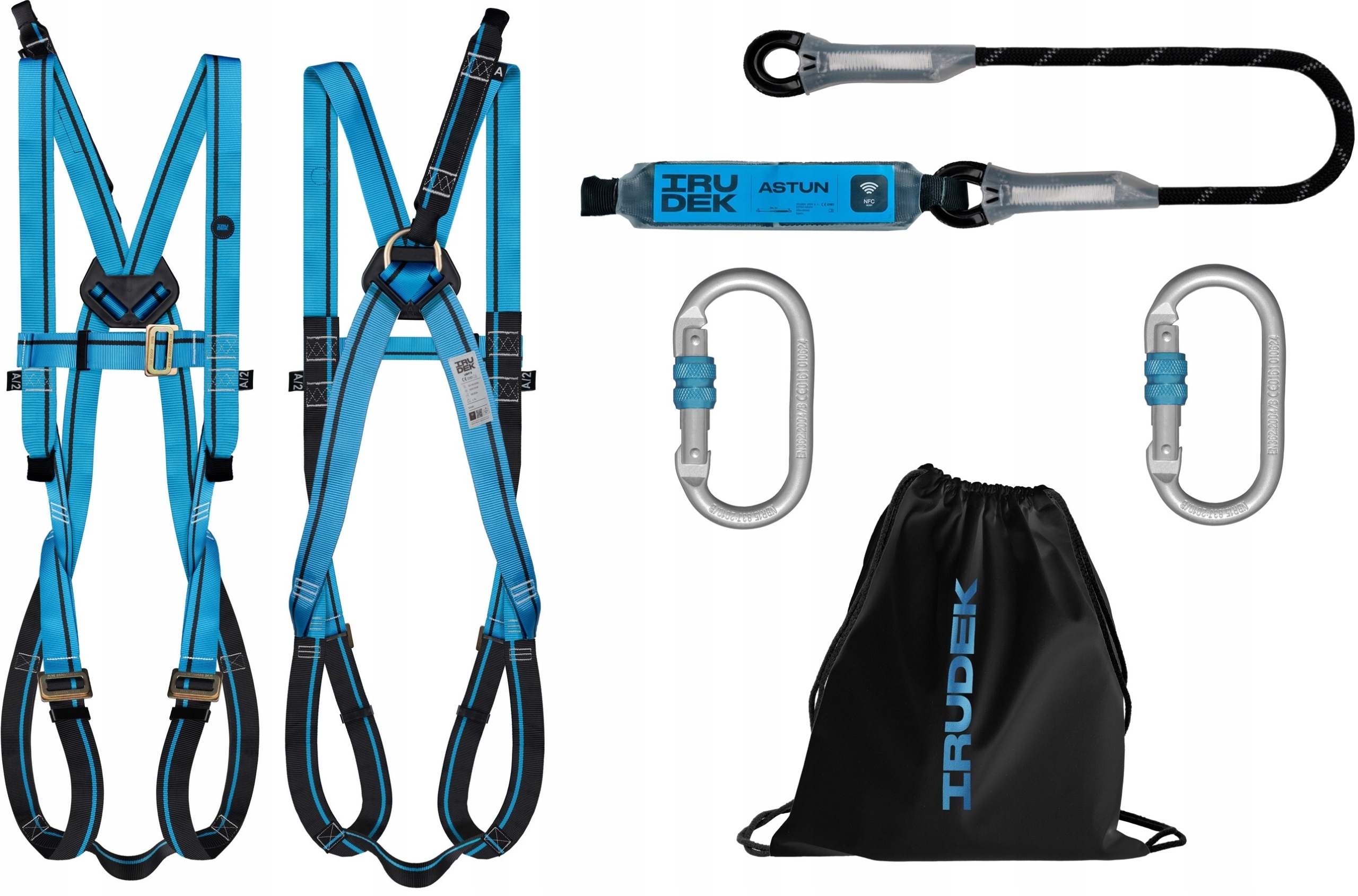 Szelki bezpieczeństwa amortyzator zestaw do pracy na wysokości Apeninos M