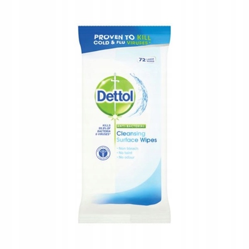

Dettol antybakteryjne chusteczki 72szt