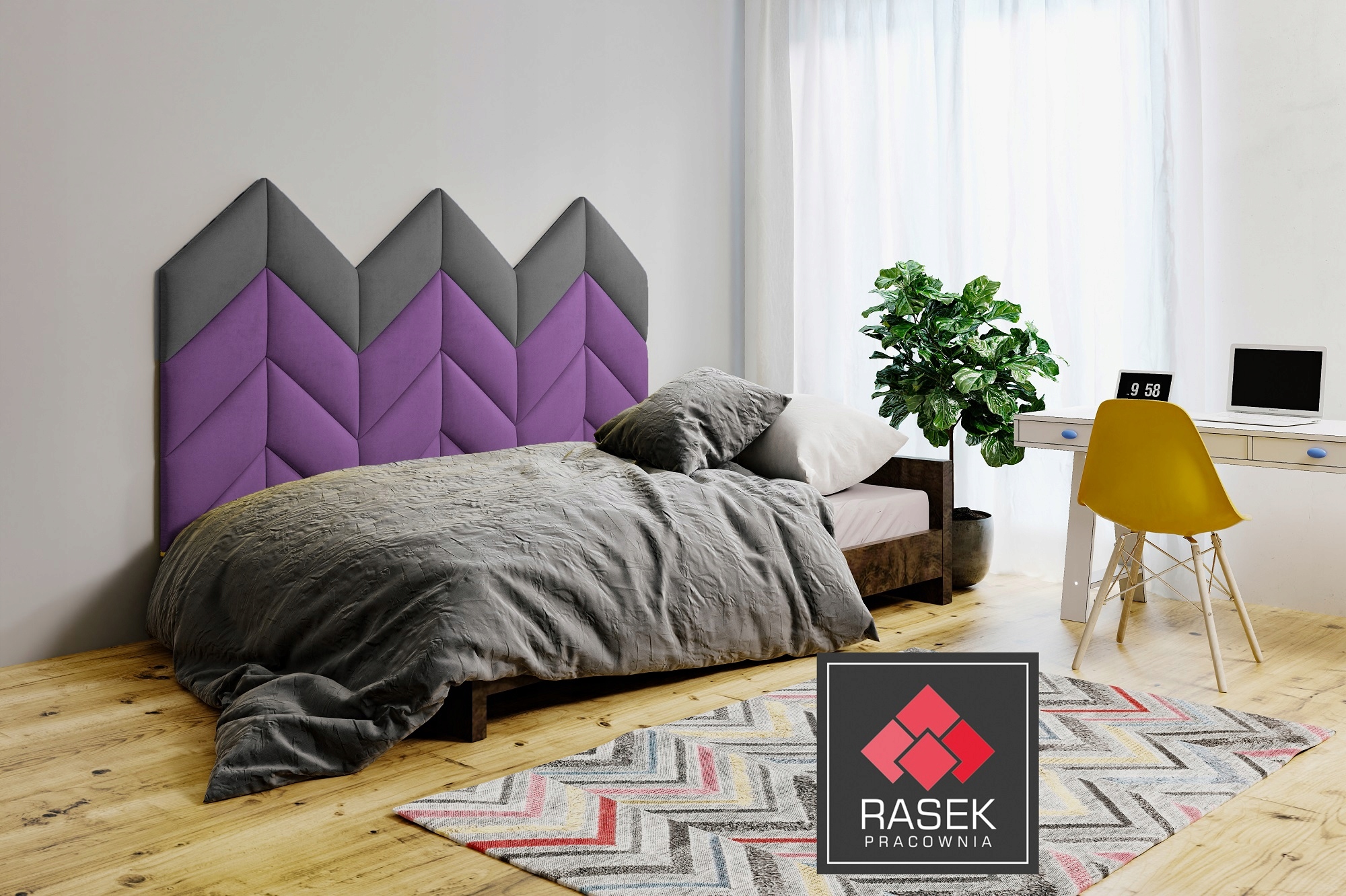 PANELE TAPICEROWANE JODEŁKA 40 cm ROZMIAR L Wysokość mebla 3 cm