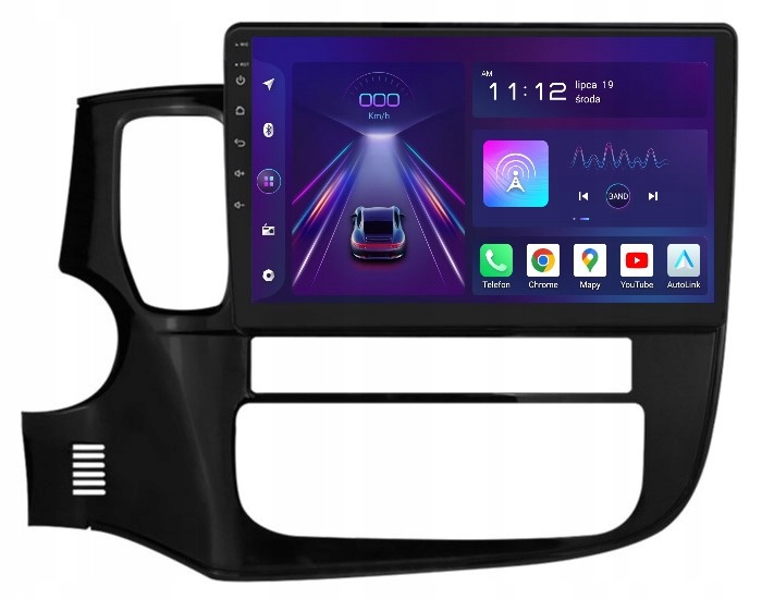 Navigácia 2DIN Android Mitsubishi Outlander 3 III 8/256 Gb Dsp Carplay Lte