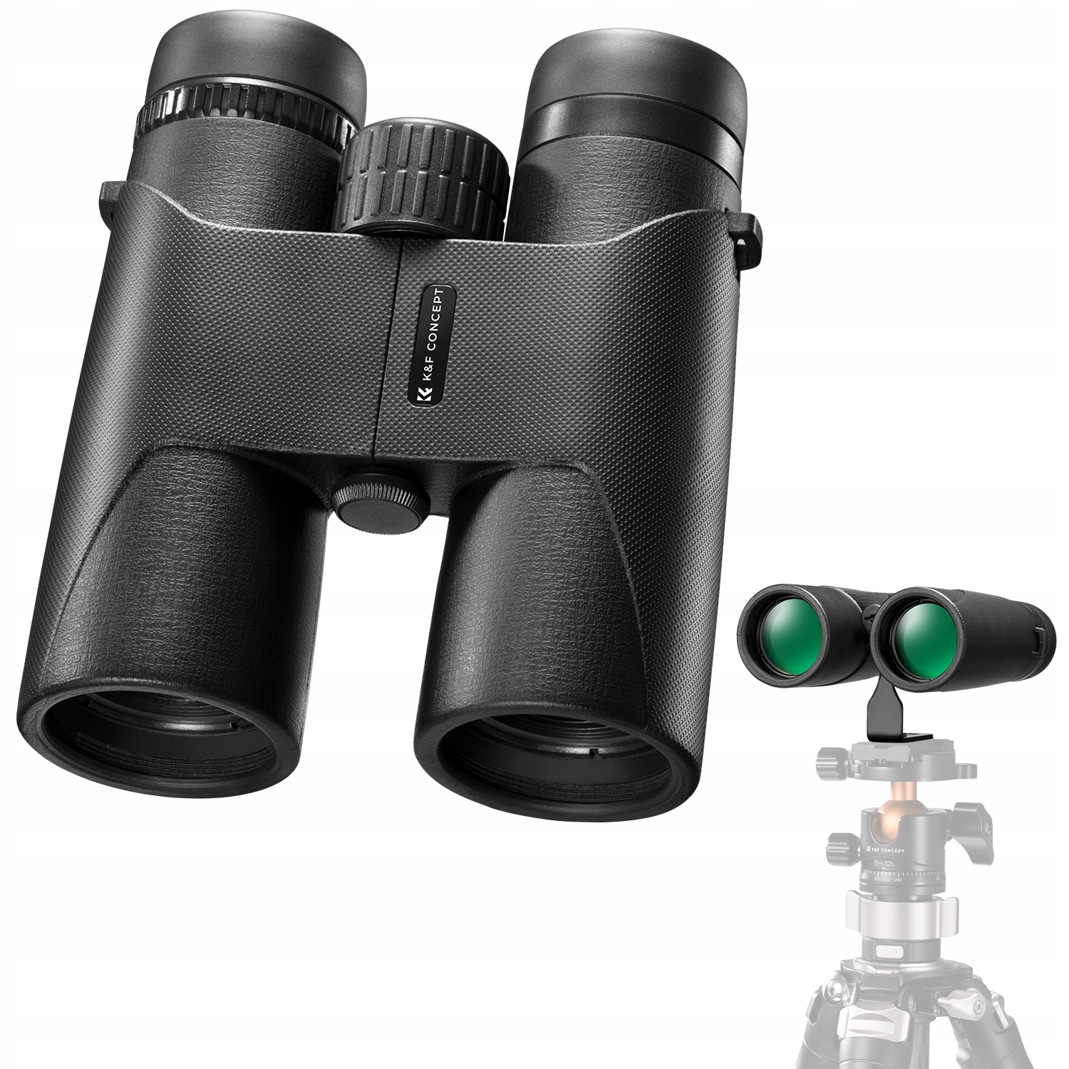 Lornetka K&f 10x42 Hd BAK4 IP68 wodoodporna