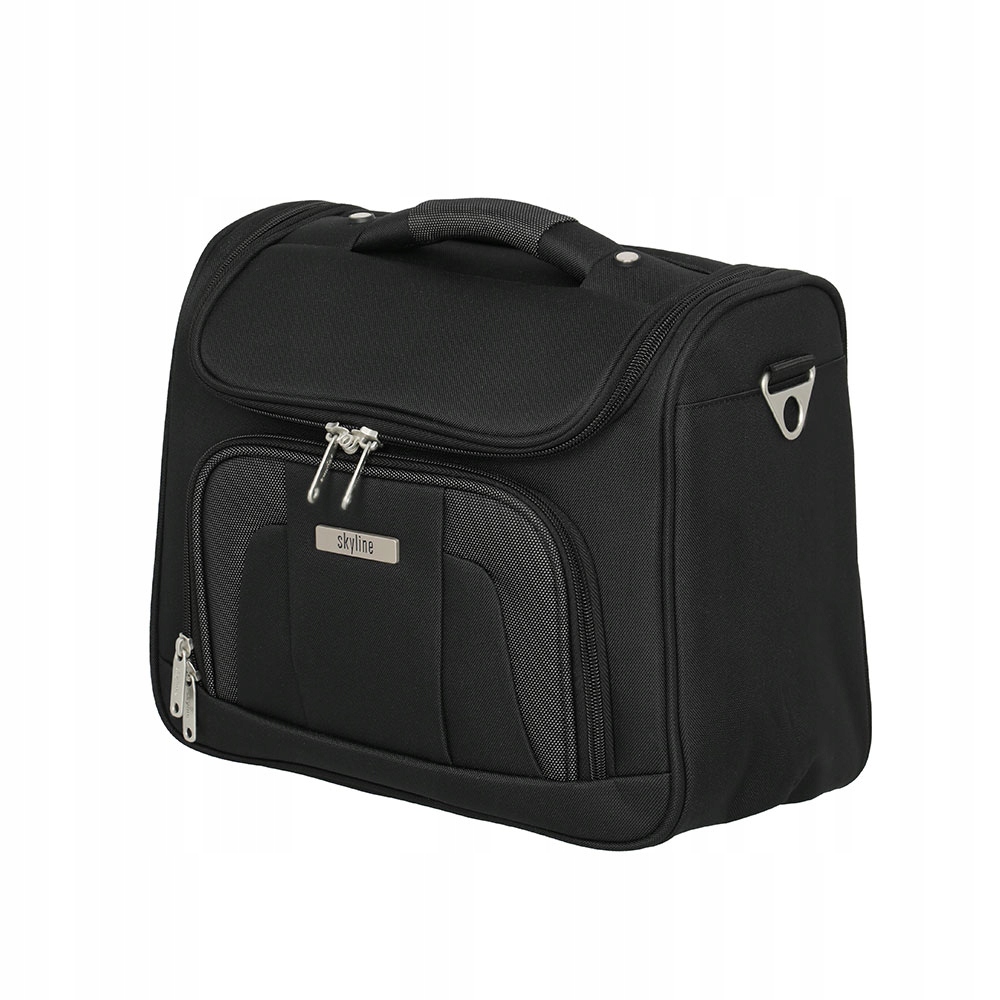 Kuferek podróżny na kosmetyki duży na walizkę, materiałowy Orlando