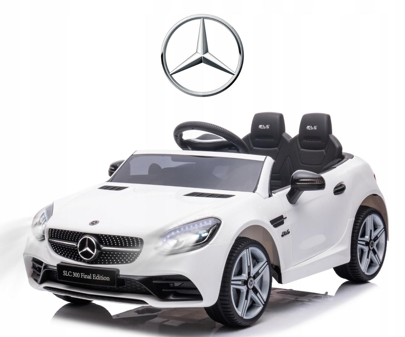 Samochód na akumulator pilot elektryczny Led Mercedes Benz Slc Milly Mally