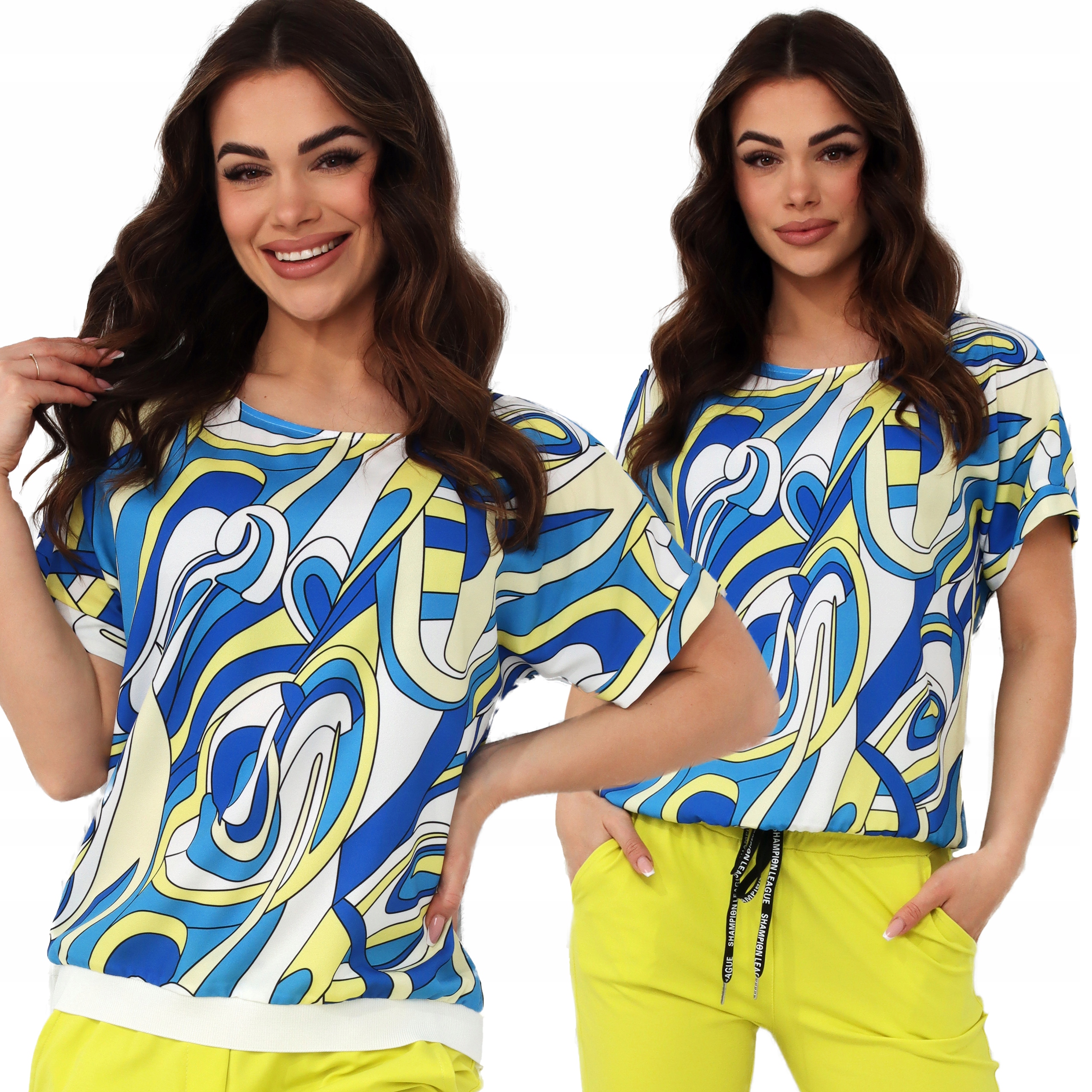 

Bluzka Damska Koszulka T-shirt Top 42/44 XL/2XL Żó