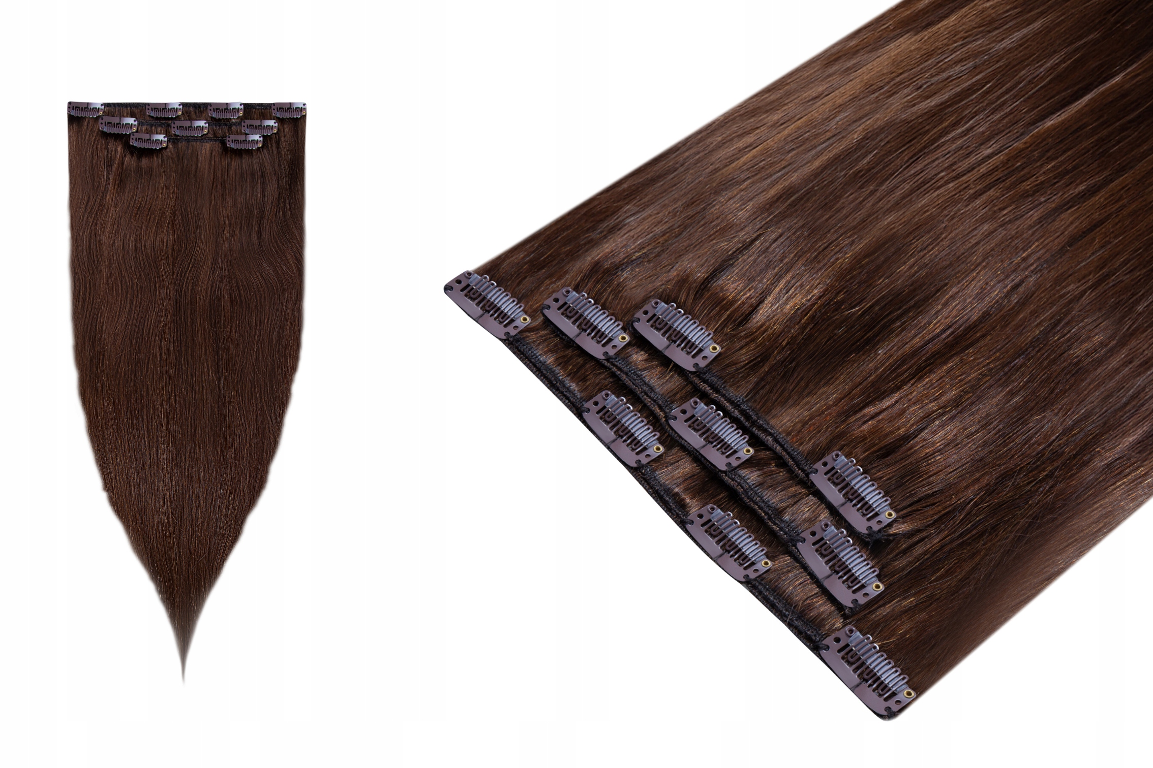 Clip In Příčesek Do Vlasů Přírodní Připínáčky Klipsy 40 cm 3 pásky 60 g BestHair