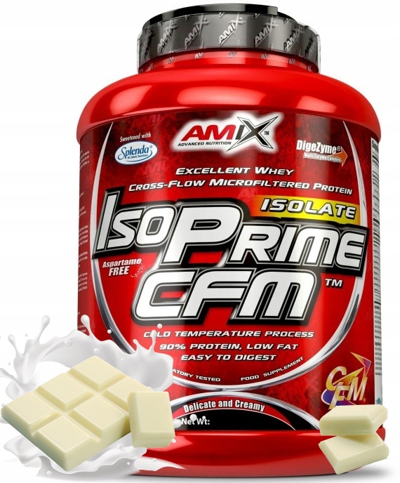 Proteinový izolát Wpi Amix prášek bílá čokoláda 1000 g