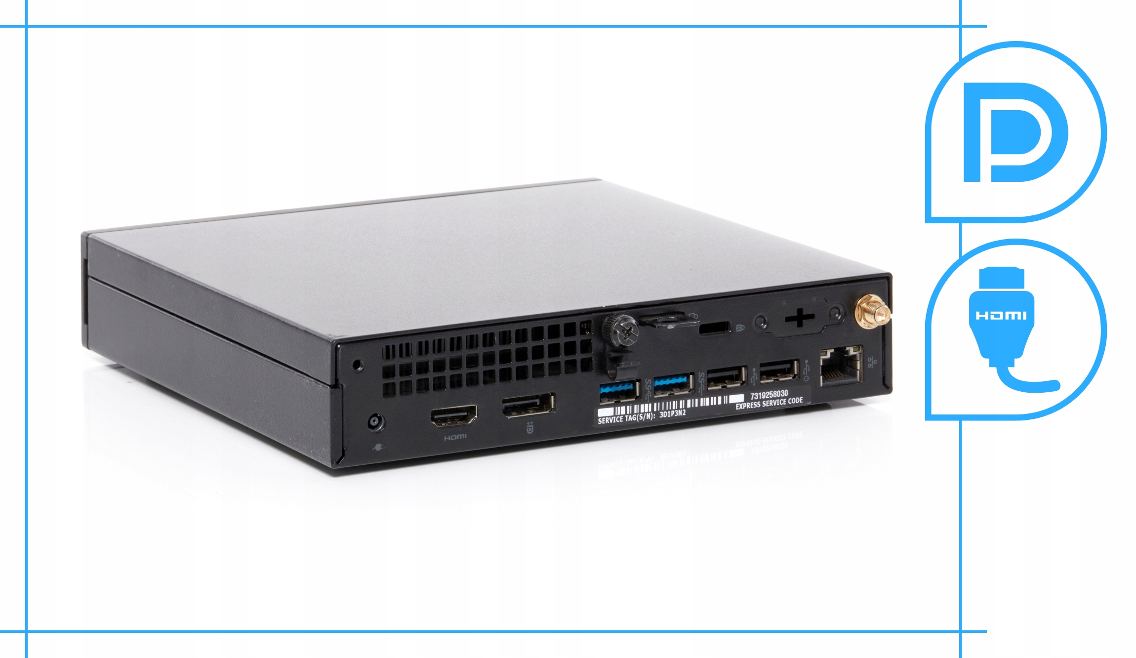 Komputer Dell Optiplex 3050 Micro i5 6GEN 8GB 256GB SSD Win10 Pro Mały Mini Model Dell Optiplex 3050 Tiny