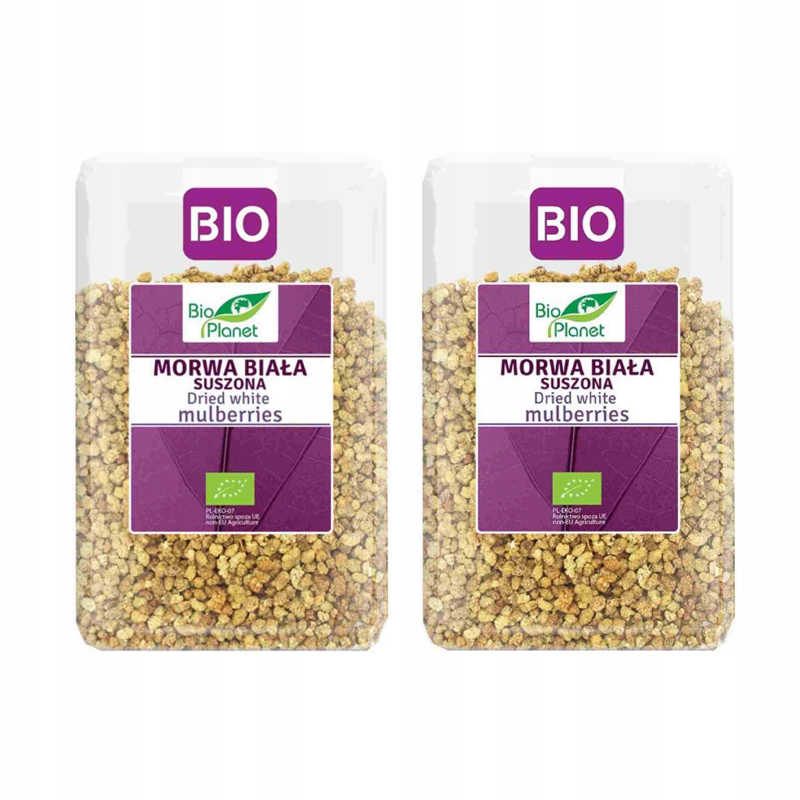 2x Morwa Biała Suszona Bio 1 kg Bio Planet