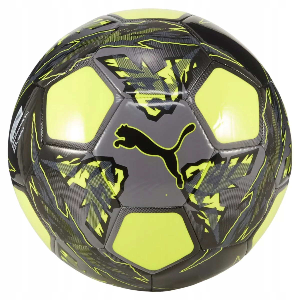 Piłka nożna Puma Graphic Rush Ball Szara 5
