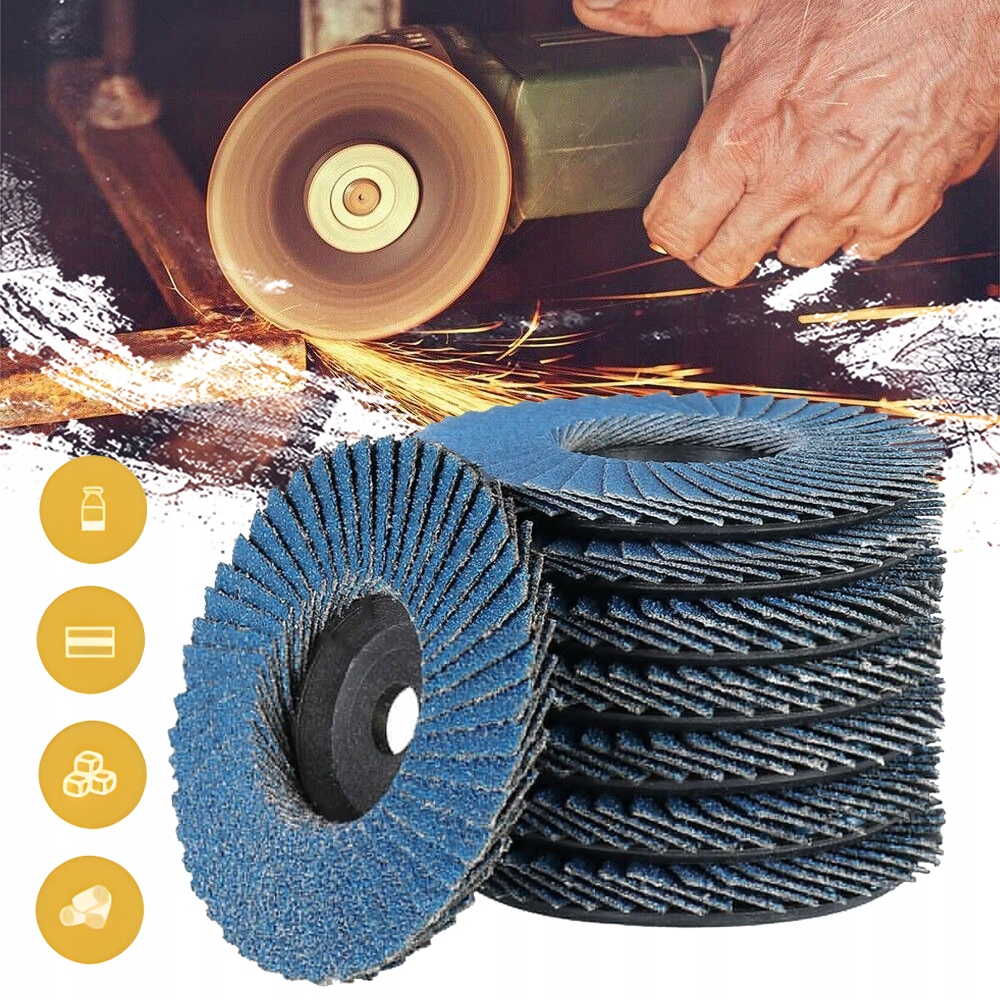 8X KRĄŻKÓW WACHLARZOWYCH, KRĄŻKÓW LAMELOWYCH, CIERNYCH,TARCZA SZLIFIERSKA