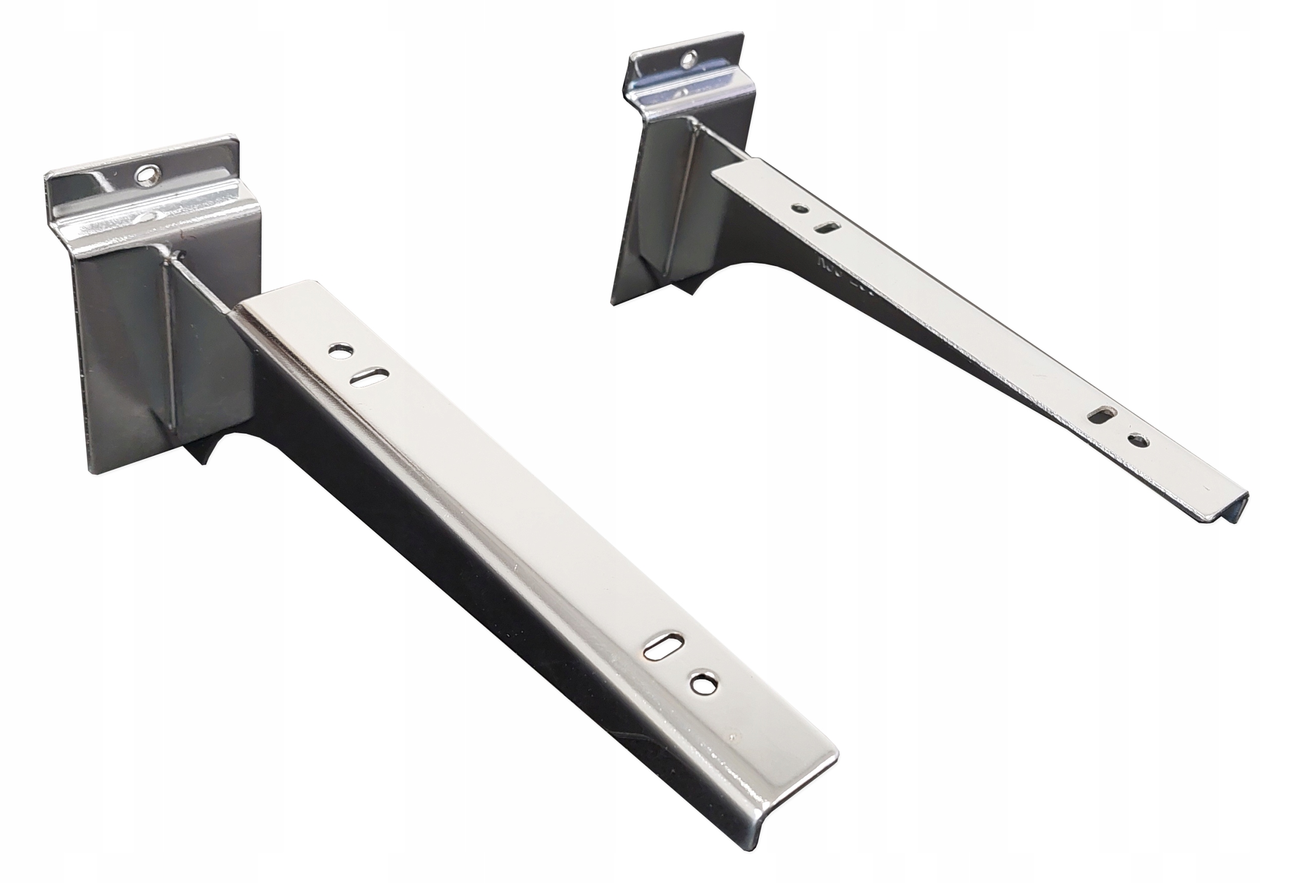 WSPORNIKI PÓŁKI 20 SLATWALL PARA CHROM SHOPWALL Podpórka Spacewall