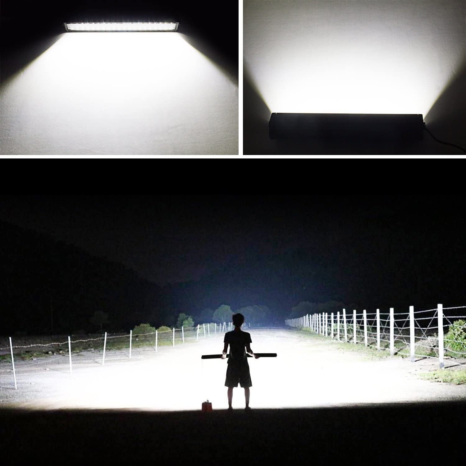 Светодиодная панель галогенная рабочая лампа 480W 12-24V 43cm