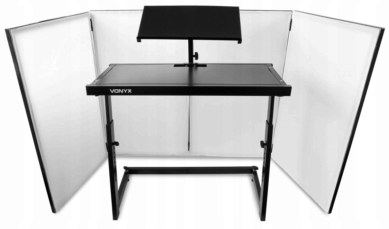 Statyw PRO DJ STAND regulowany mobilny+ składany parawan 4 panele lycra Kod producenta DB10