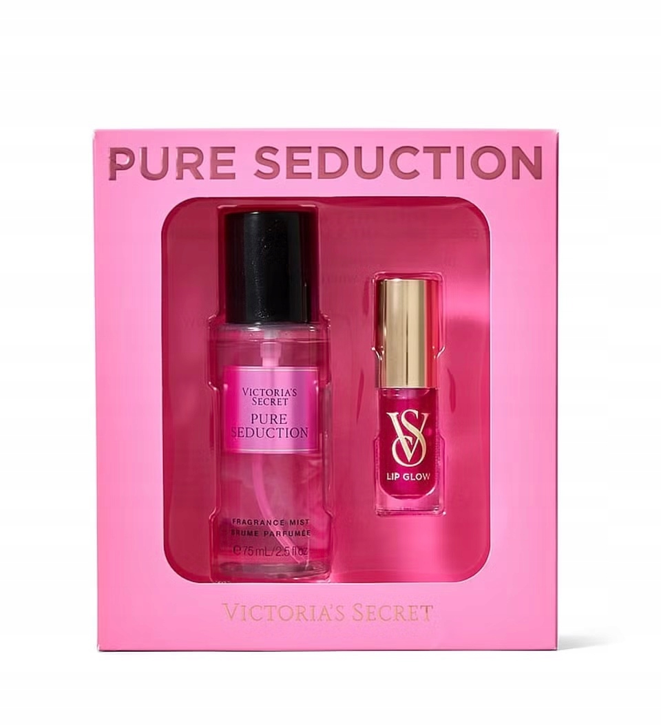 Victoria’s Secret Pure Seduction Zestaw Mgiełka Błyszczyk do Ust