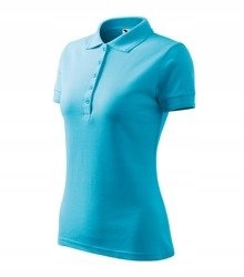 

Polówka damska polo Pique Malfini turkusowa 2XL