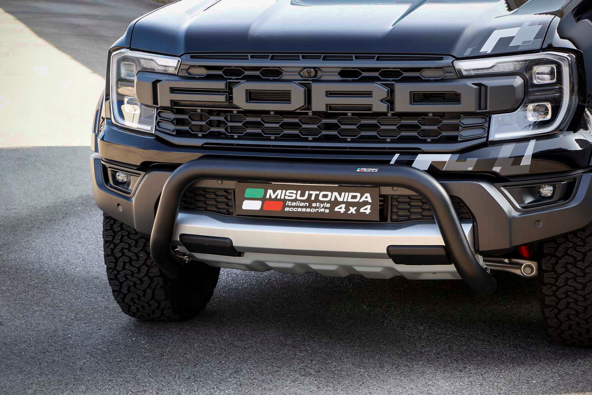 Orurowanie przednie 76 mm z homologacją FORD RANGER RAPTOR 2023- | czarne Numer katalogowy producenta EC/SB/510/PL