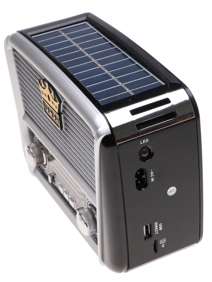 Radio Głośnik Aku Latarka Bluetooth MP3 USB Solar Marka inna