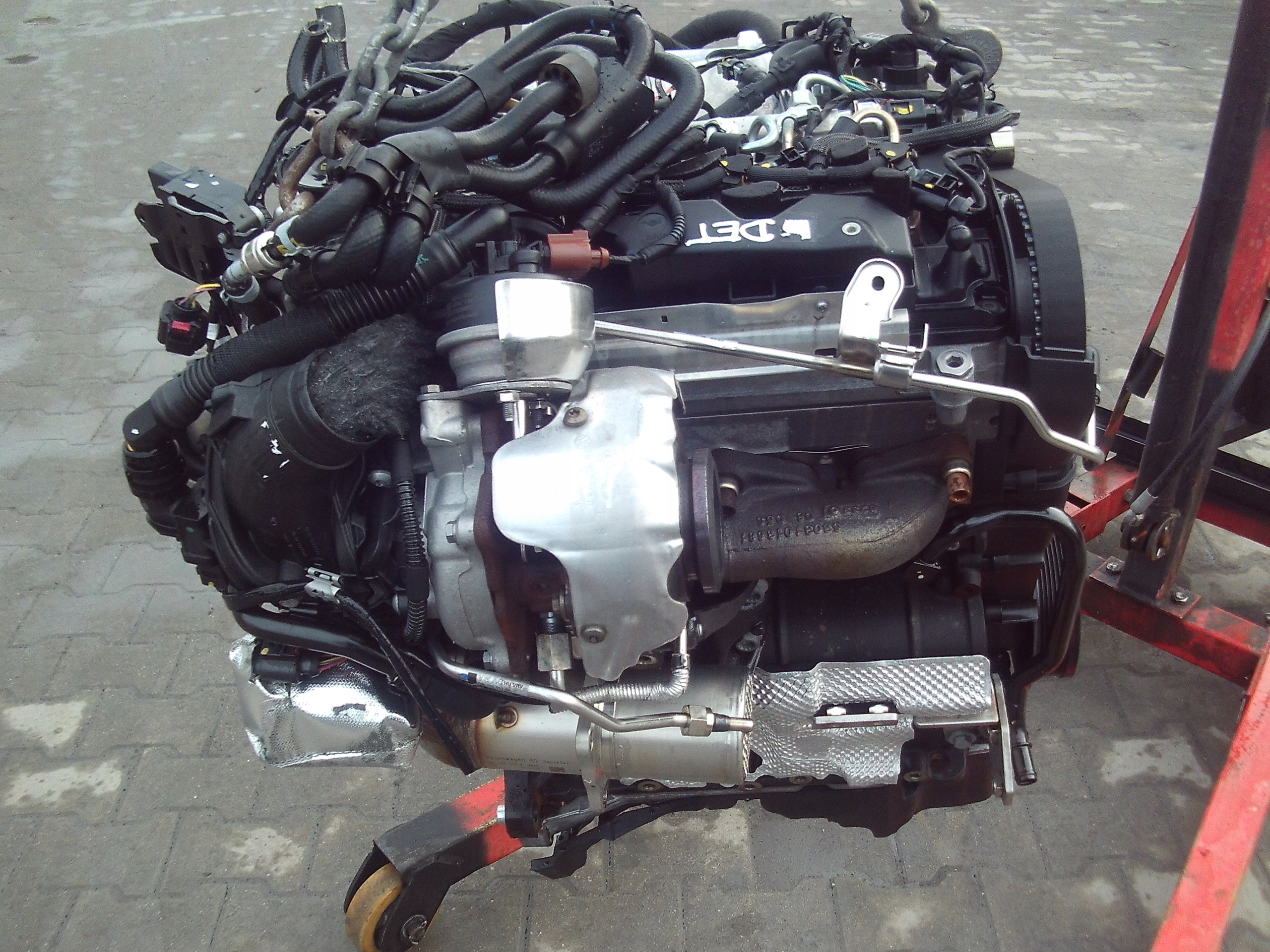 engine complete AUDI 2,0 TDI DET 20 TYSKM