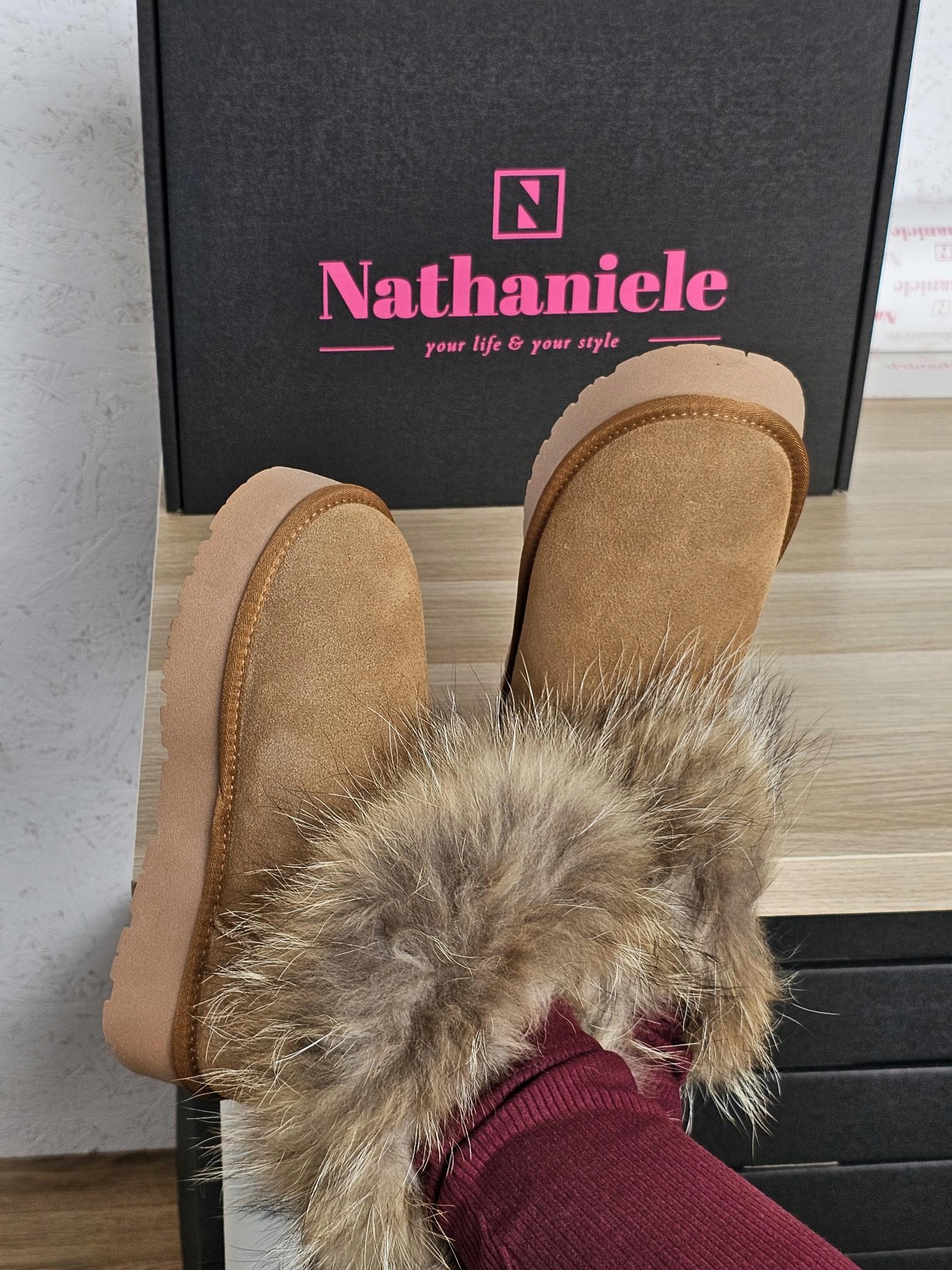 Kožené Dámské kotníkové boty camel [Barva Černá, velikost 41]