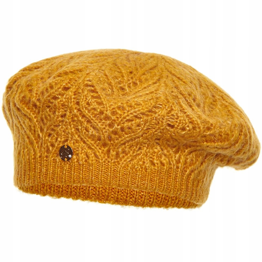 Beret damski DOMINICA Miodowy