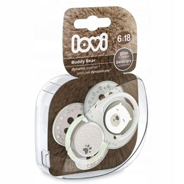 LOVI SMOCZEK DYNAMICZNY ORTODONTYCZNY 2 SZT 6-18M