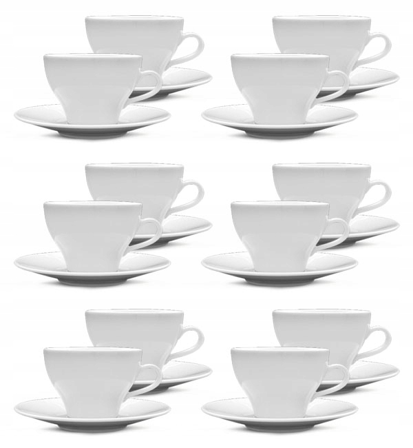 

Lubiana Paula 12 x Filiżanka 290 ML Spodek 17 CM